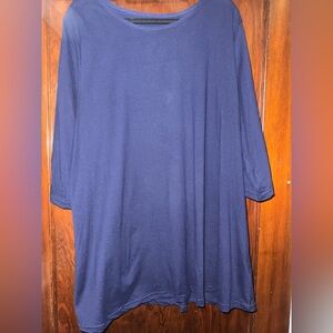 Women’s 3/4 Sleeve Super Soft Top Size 2X